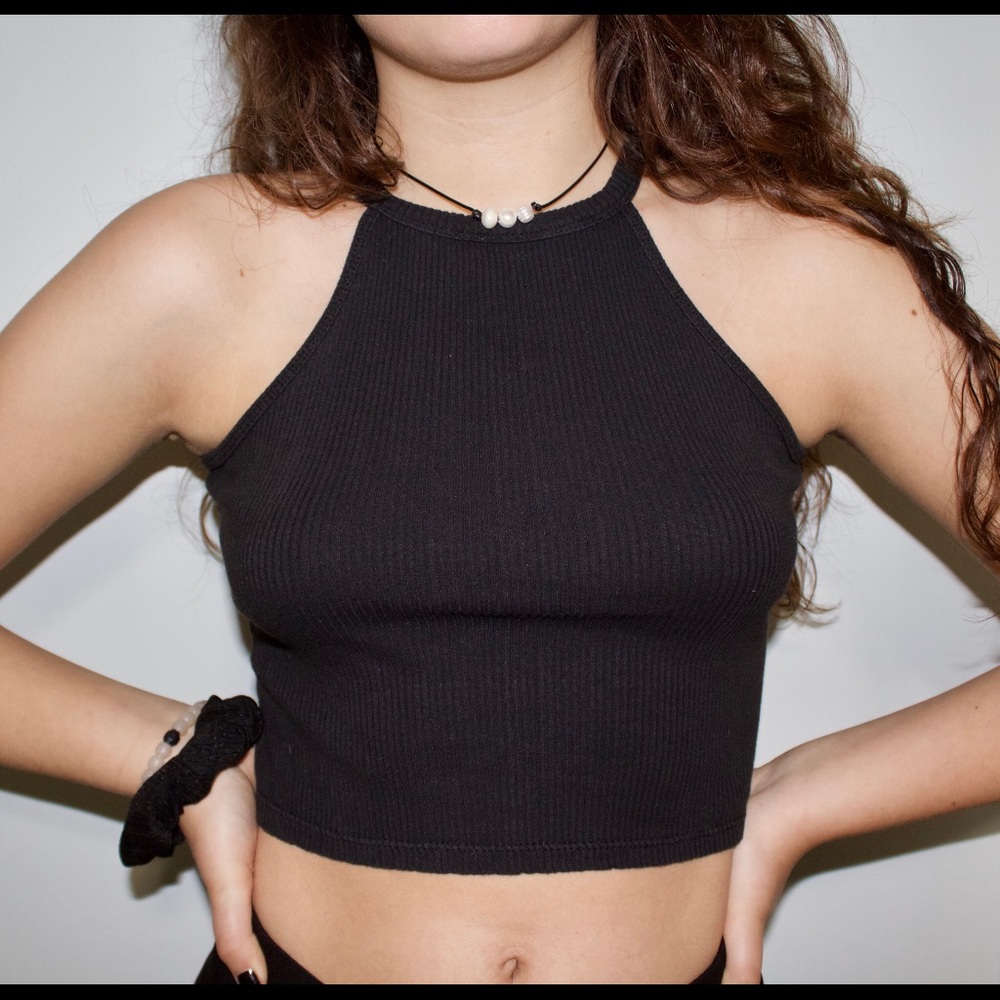 Black Crop Top